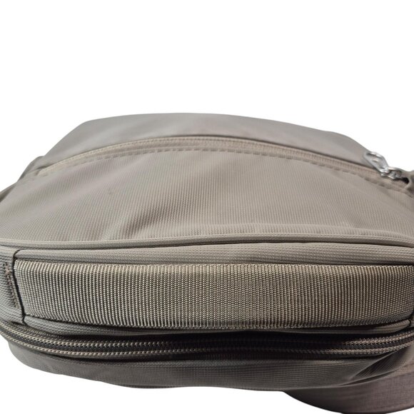 * SOLD* Pacsafe Metrosafe LS250 Crossbody Bag Khaki Anti Theft RFID Blocking - Picture 9 of 16